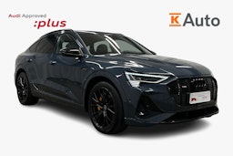 sininen Audi e-tron 2022 kuva 1.
