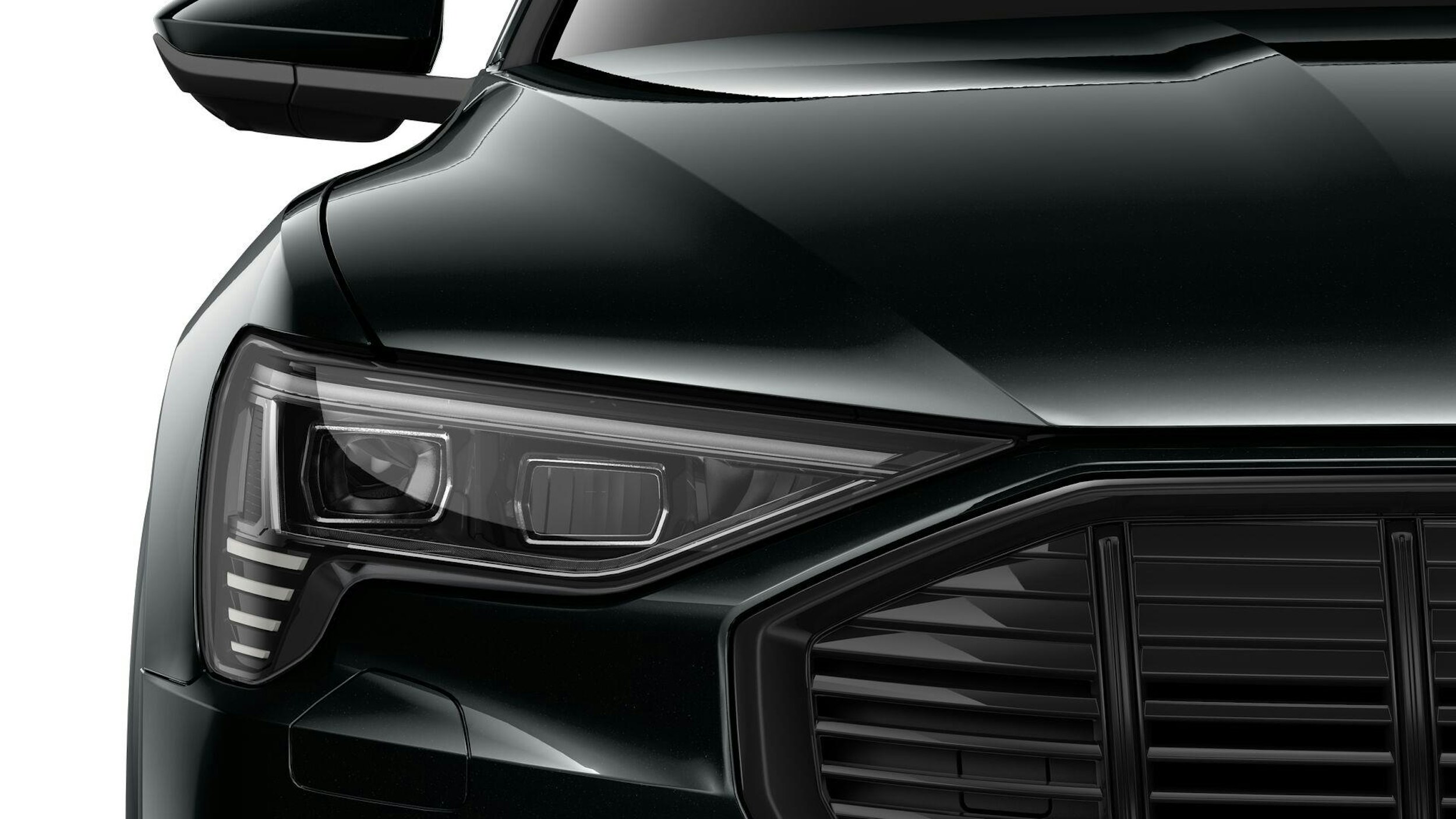 musta Audi e-tron 2023 kuva 6.