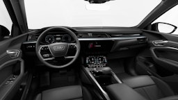 musta Audi e-tron 2023 kuva 8.