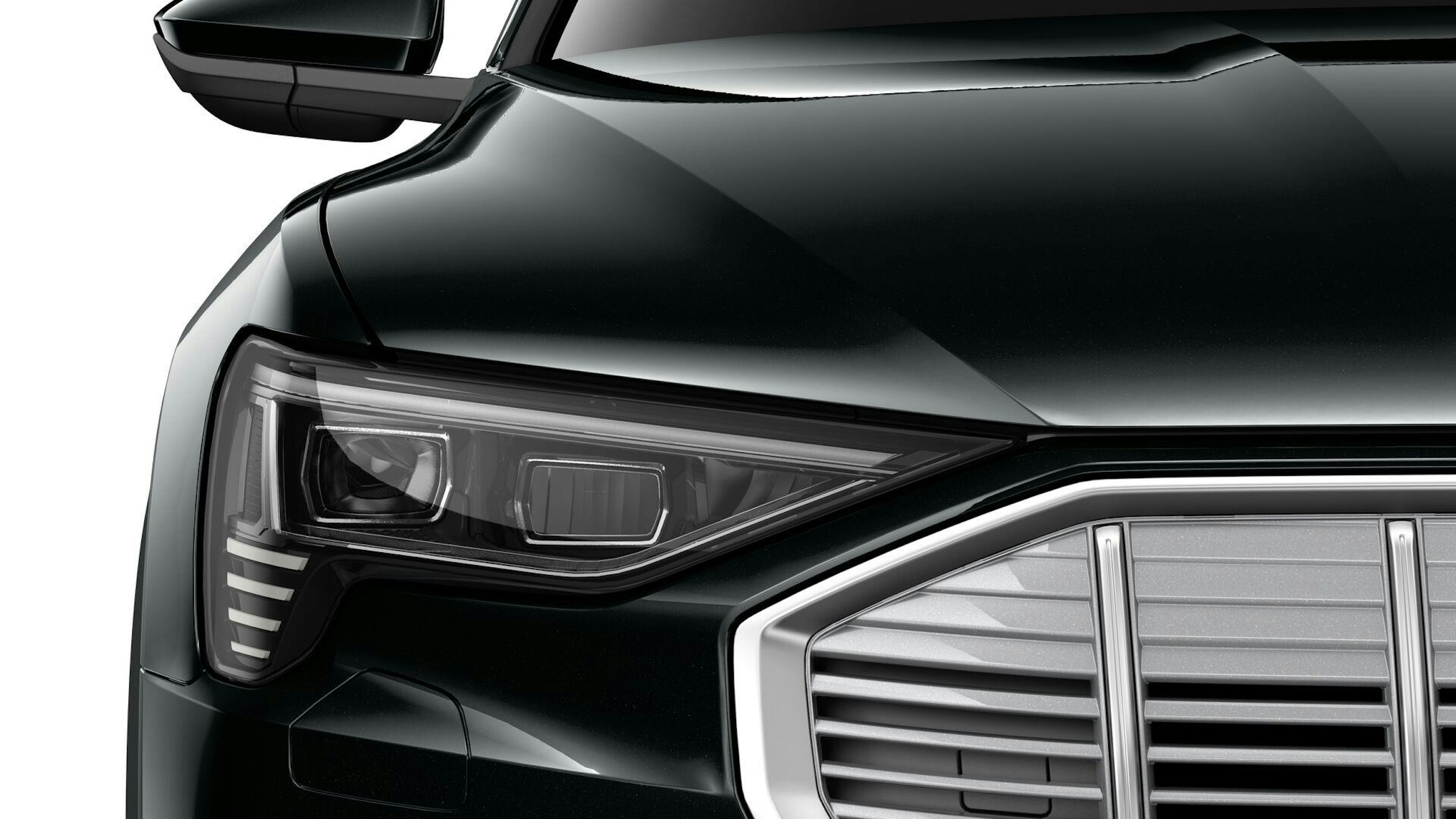 musta Audi e-tron 2023 kuva 6.