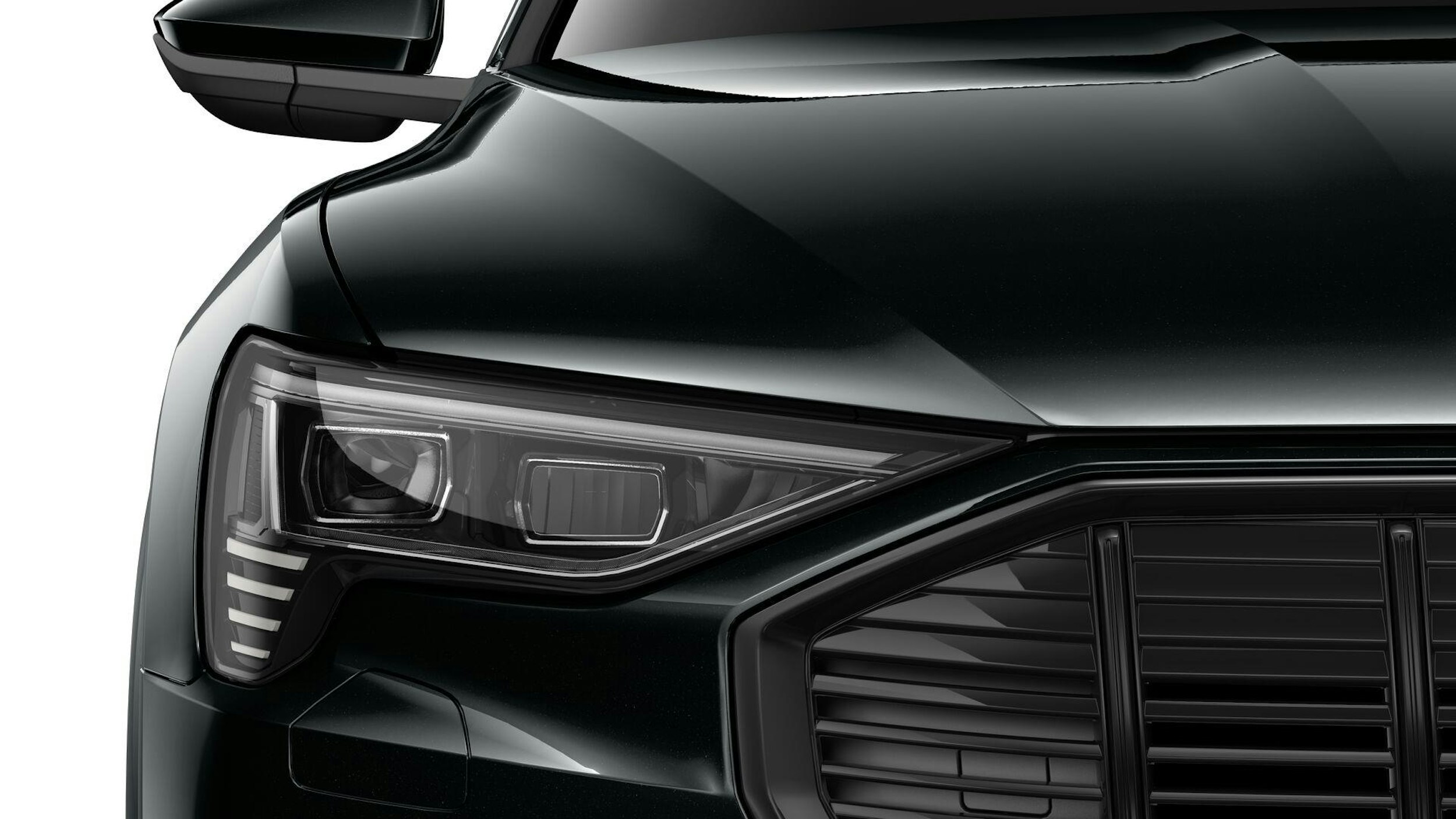 musta Audi e-tron 2023 kuva 6.