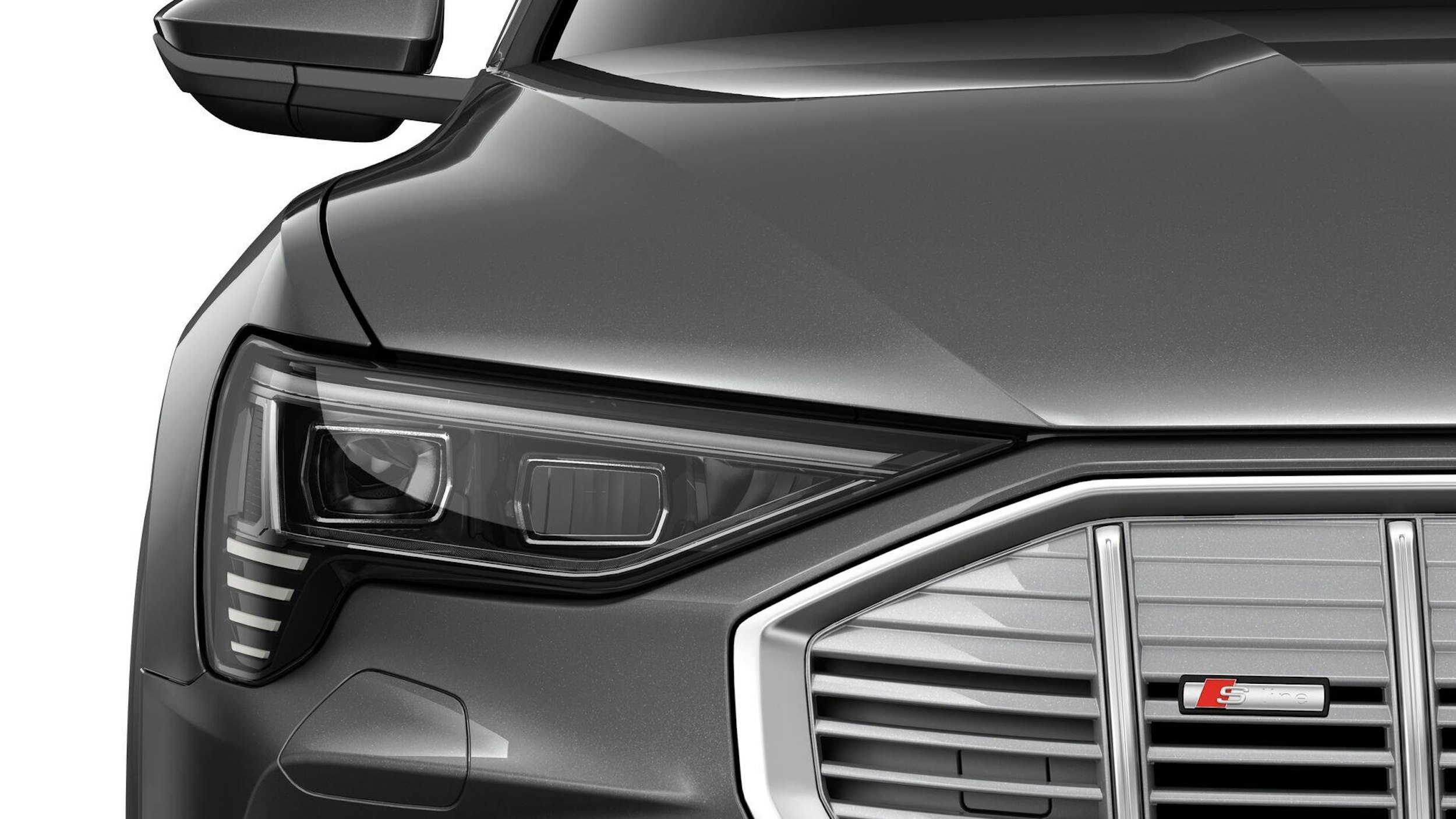 harmaa Audi e-tron 2023 kuva 6.