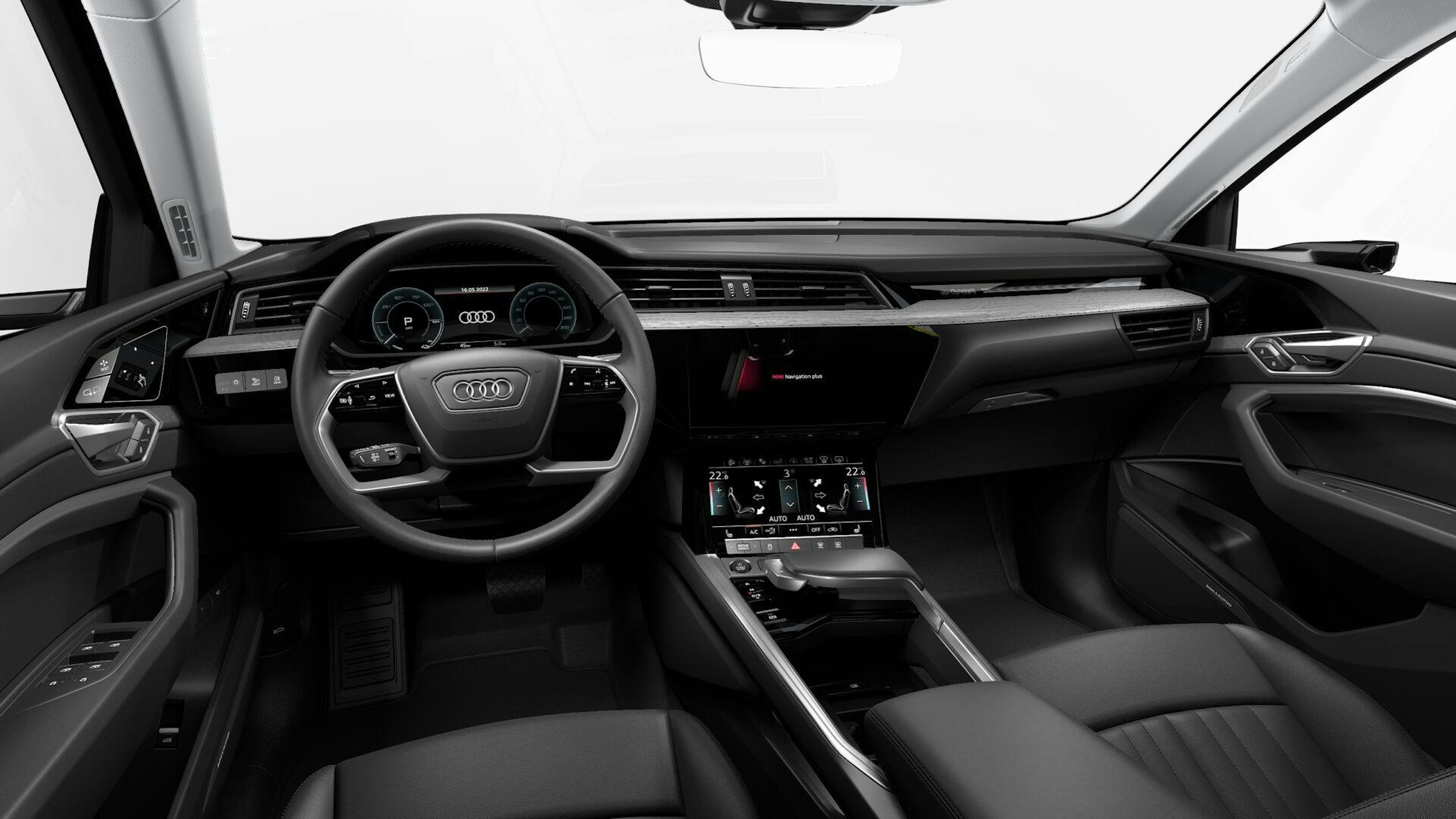 harmaa Audi e-tron 2023 kuva 8.