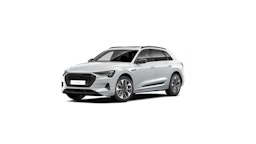 valkoinen Audi e-tron 2023 kuva 1.