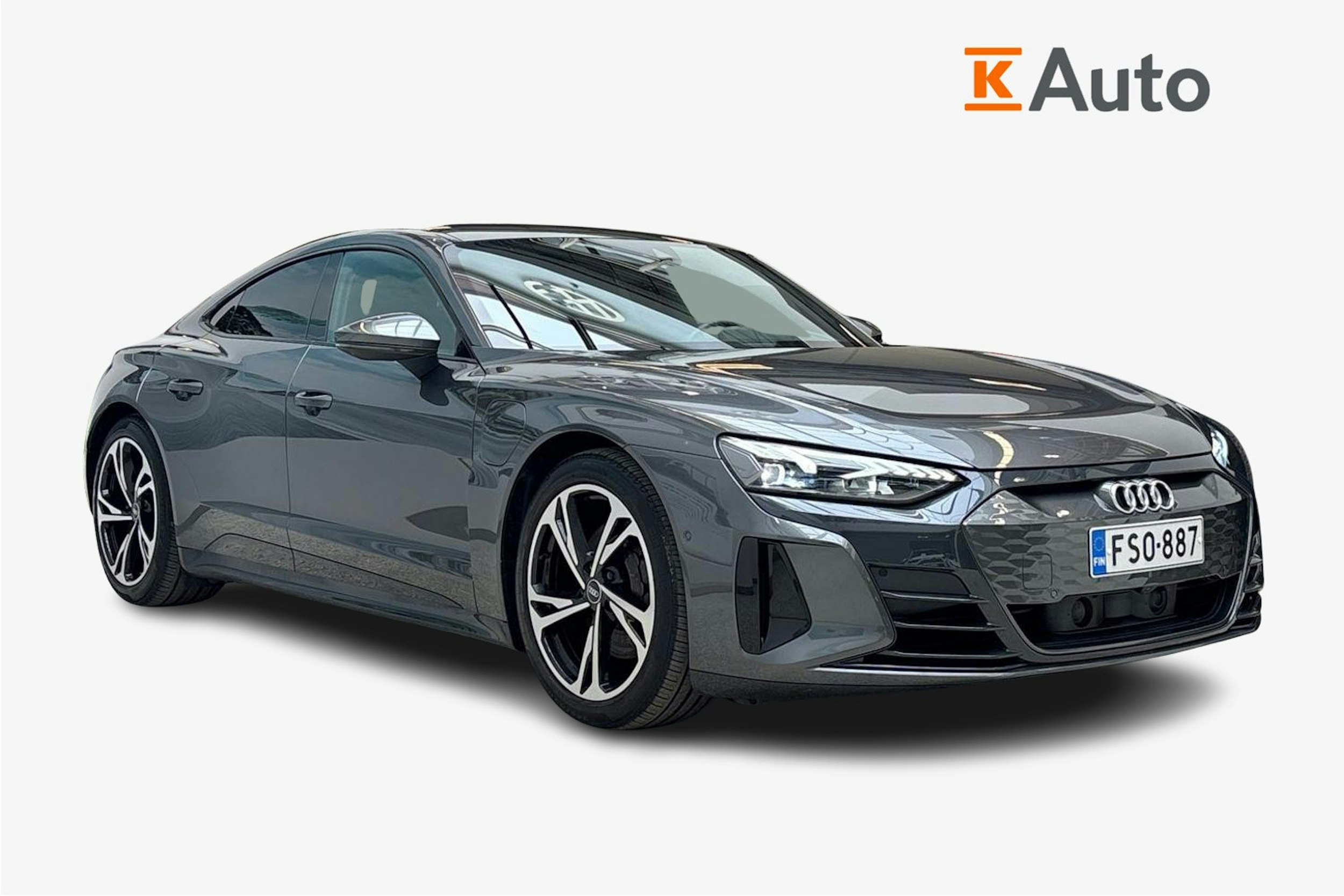 harmaa Audi e-tron 2023 kuva 1.