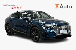 sininen Audi e-tron 2023 kuva 1.