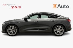 harmaa Audi e-tron 2023 kuva 6.