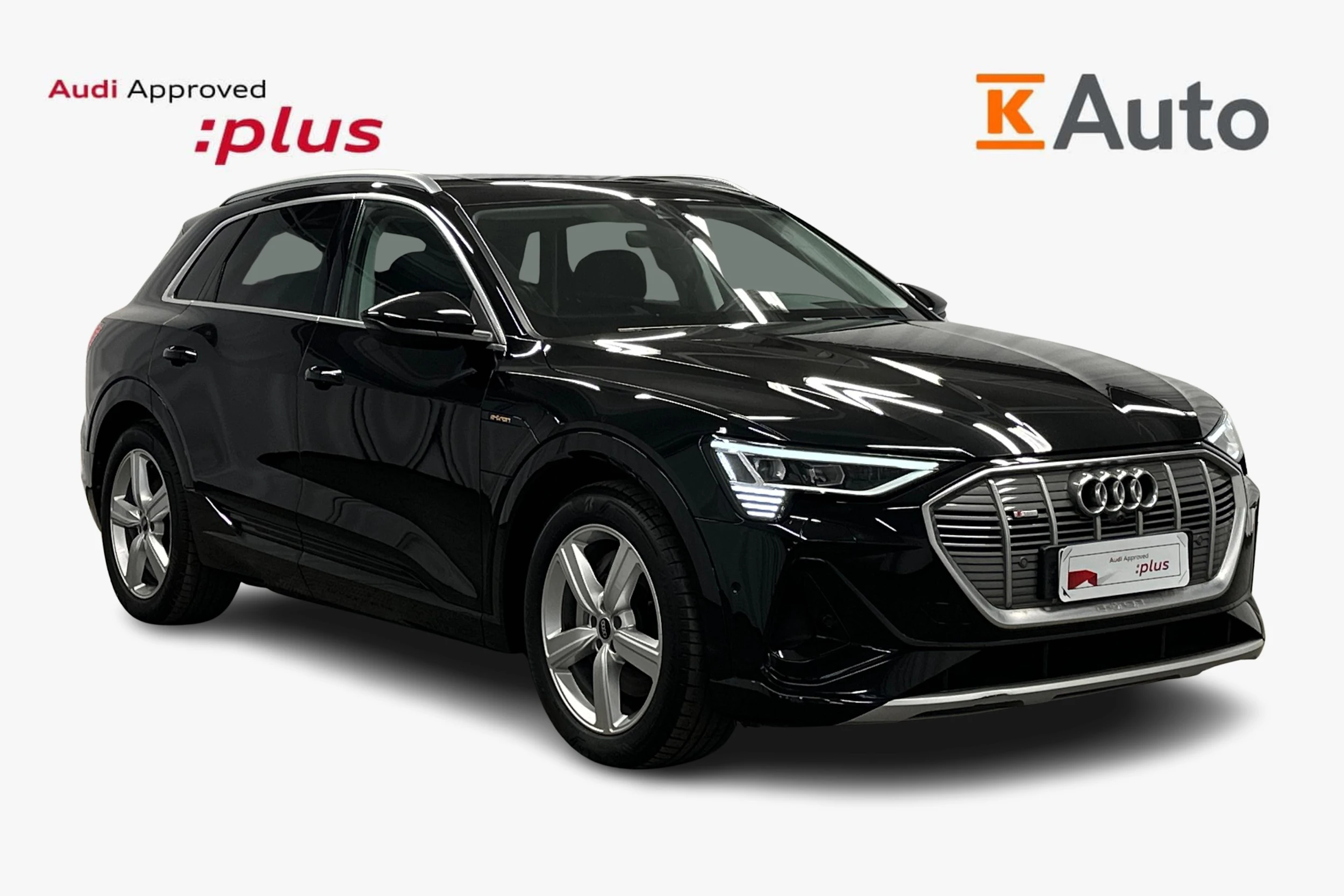 musta Audi e-tron 2023 kuva 1.