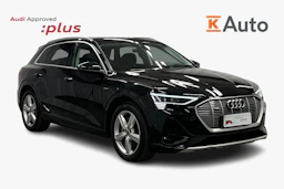 musta Audi e-tron 2023 kuva 1.