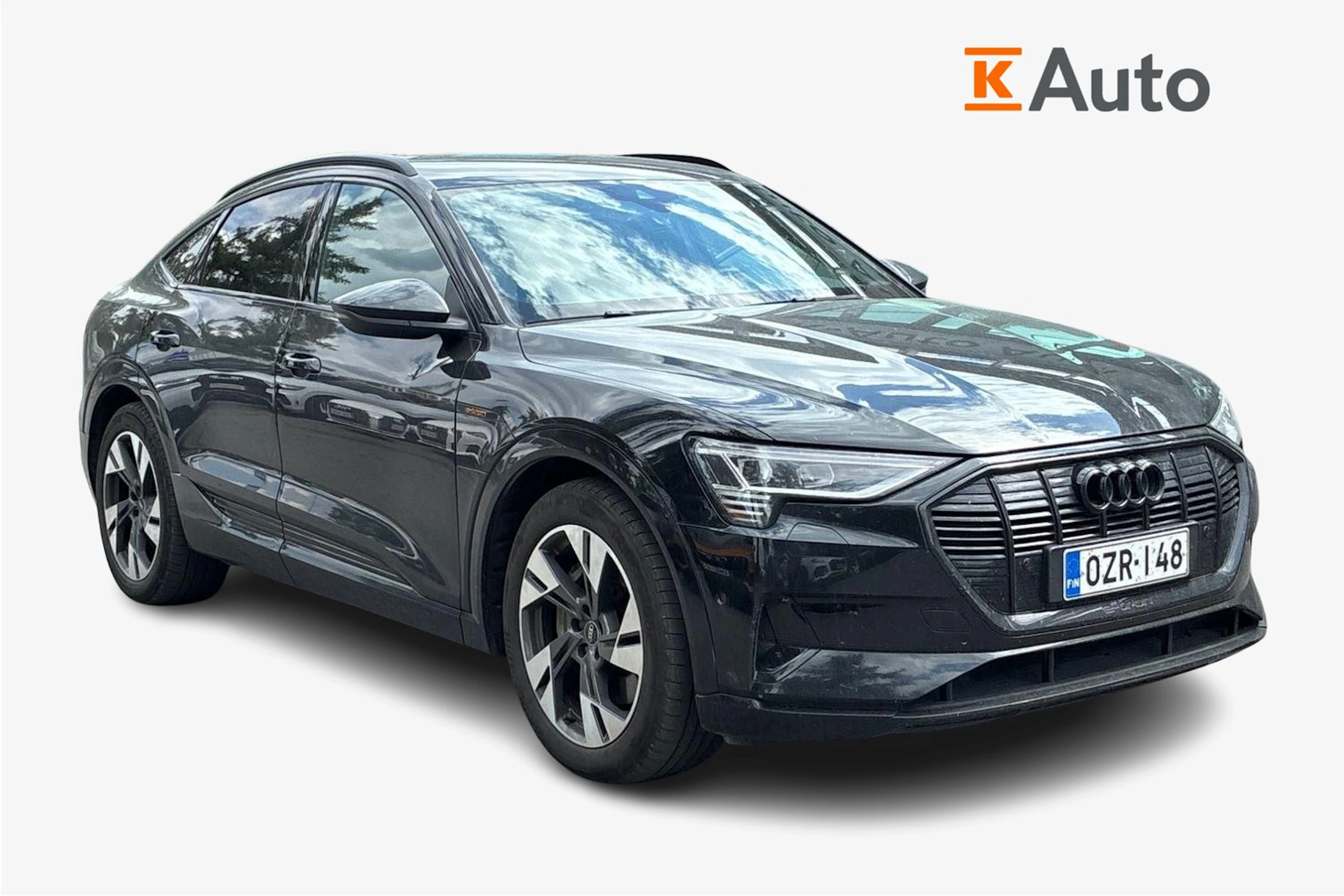 musta Audi e-tron 2023 kuva 1.