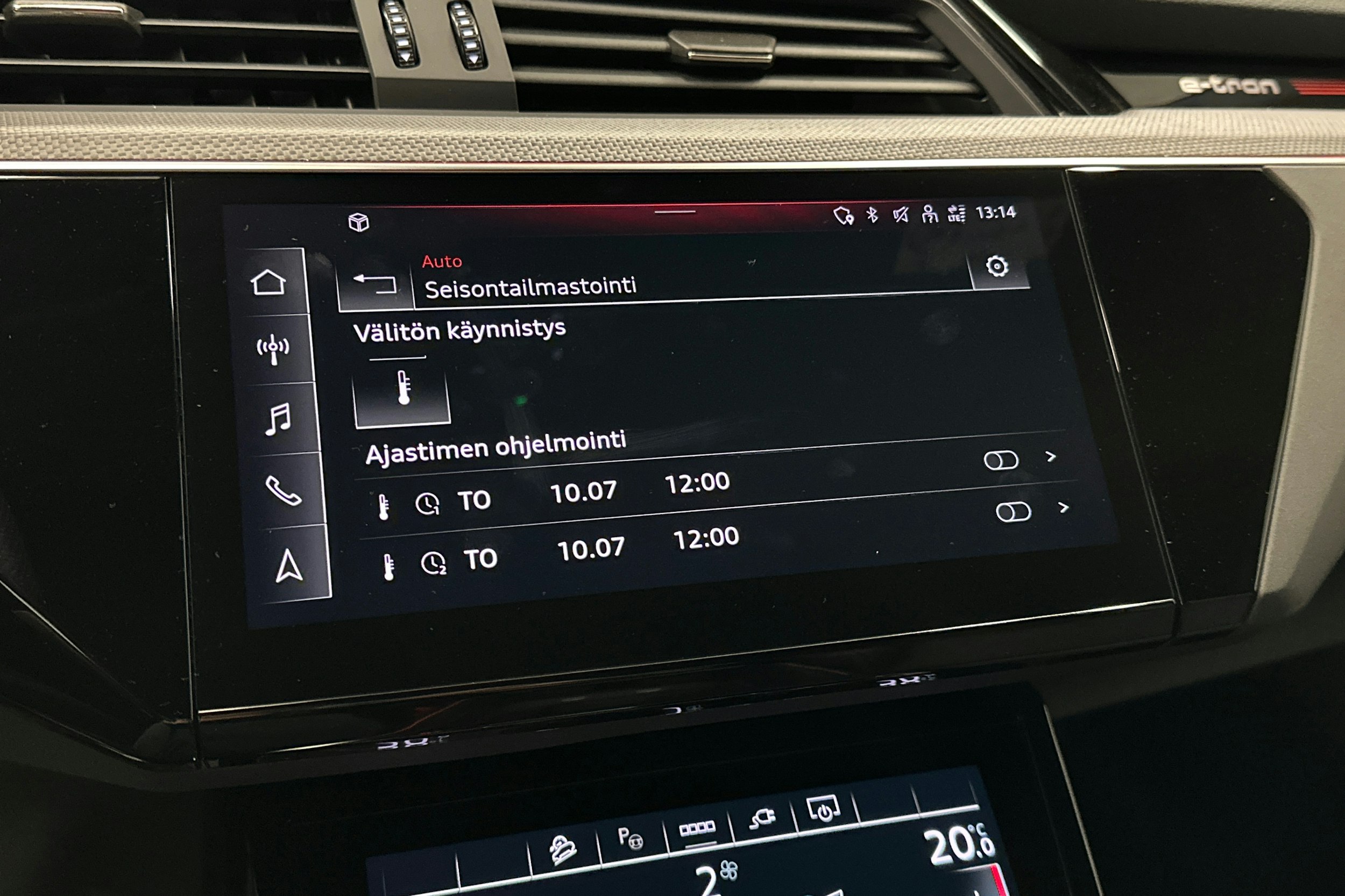 valkoinen Audi e-tron 2023 kuva 27.