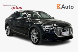 musta Audi e-tron 2023 kuva 1.