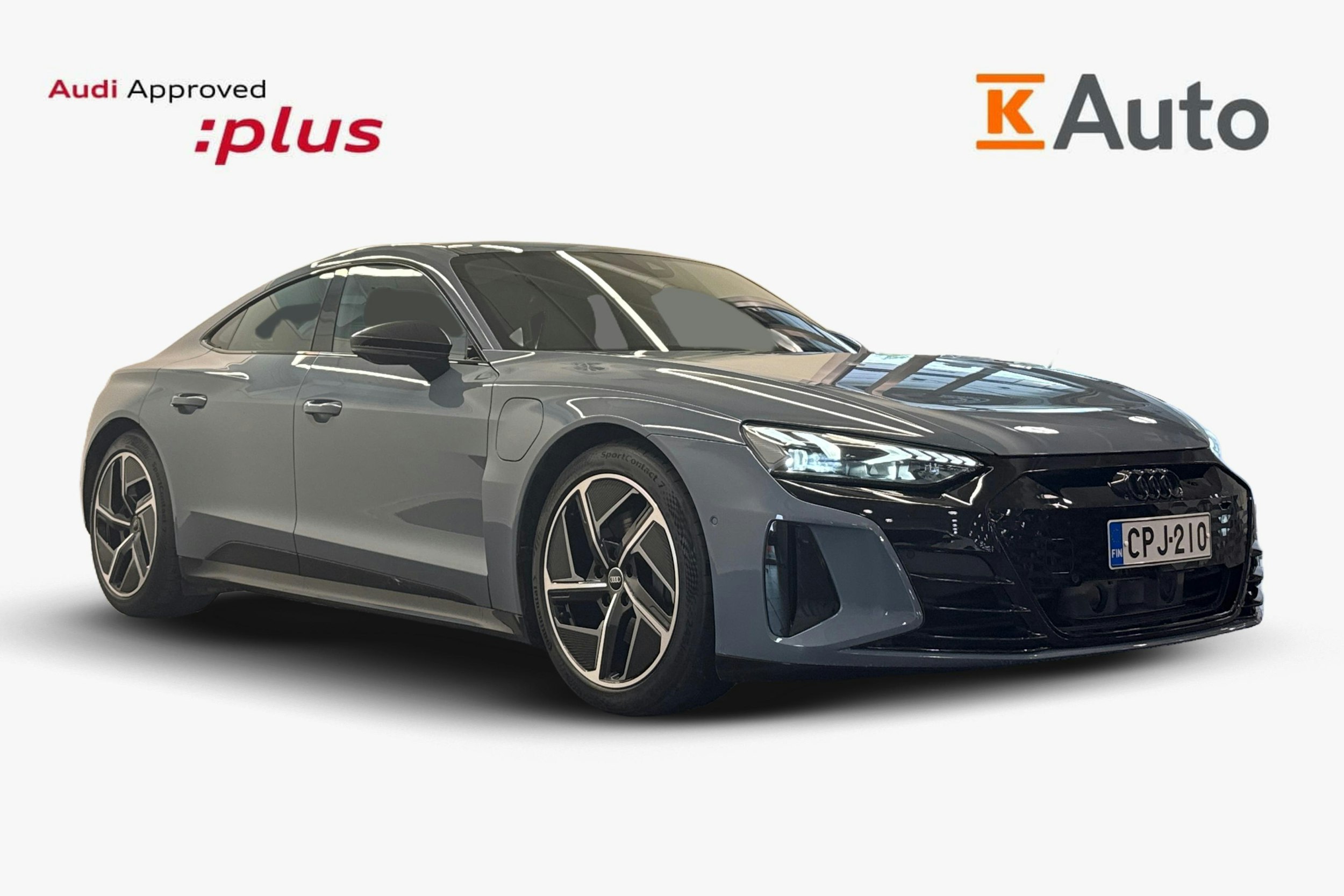 harmaa Audi e-tron GT 2022 kuva 1.