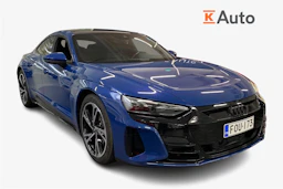 Sininen Audi e-tron GT 2022 kuva 1.