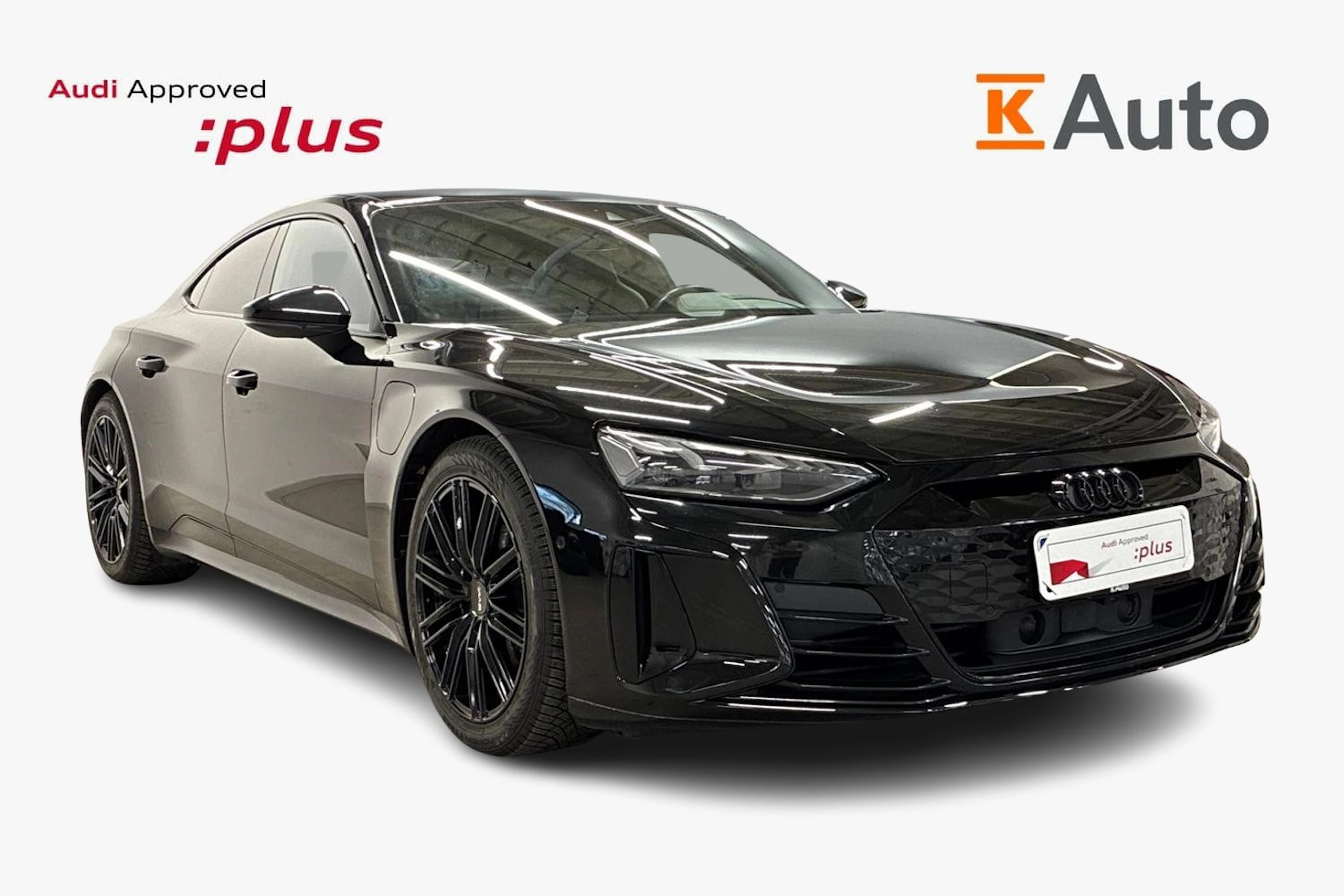 musta Audi e-tron GT 2022 kuva 1.