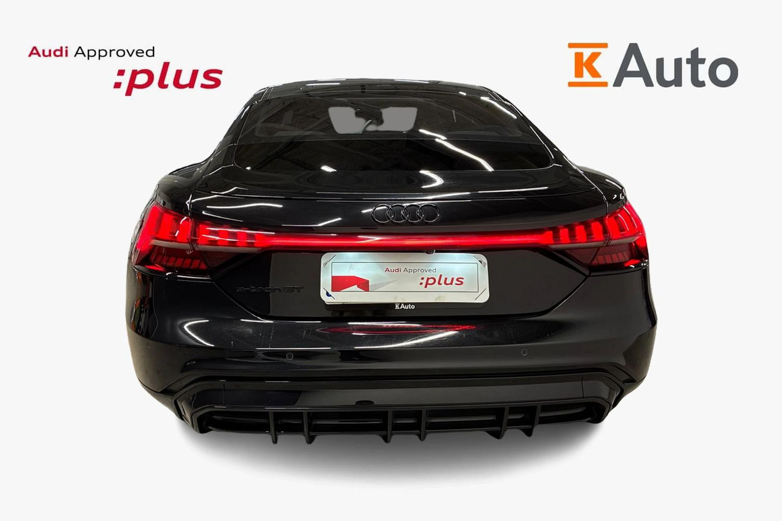 musta Audi e-tron GT 2022 kuva 3.