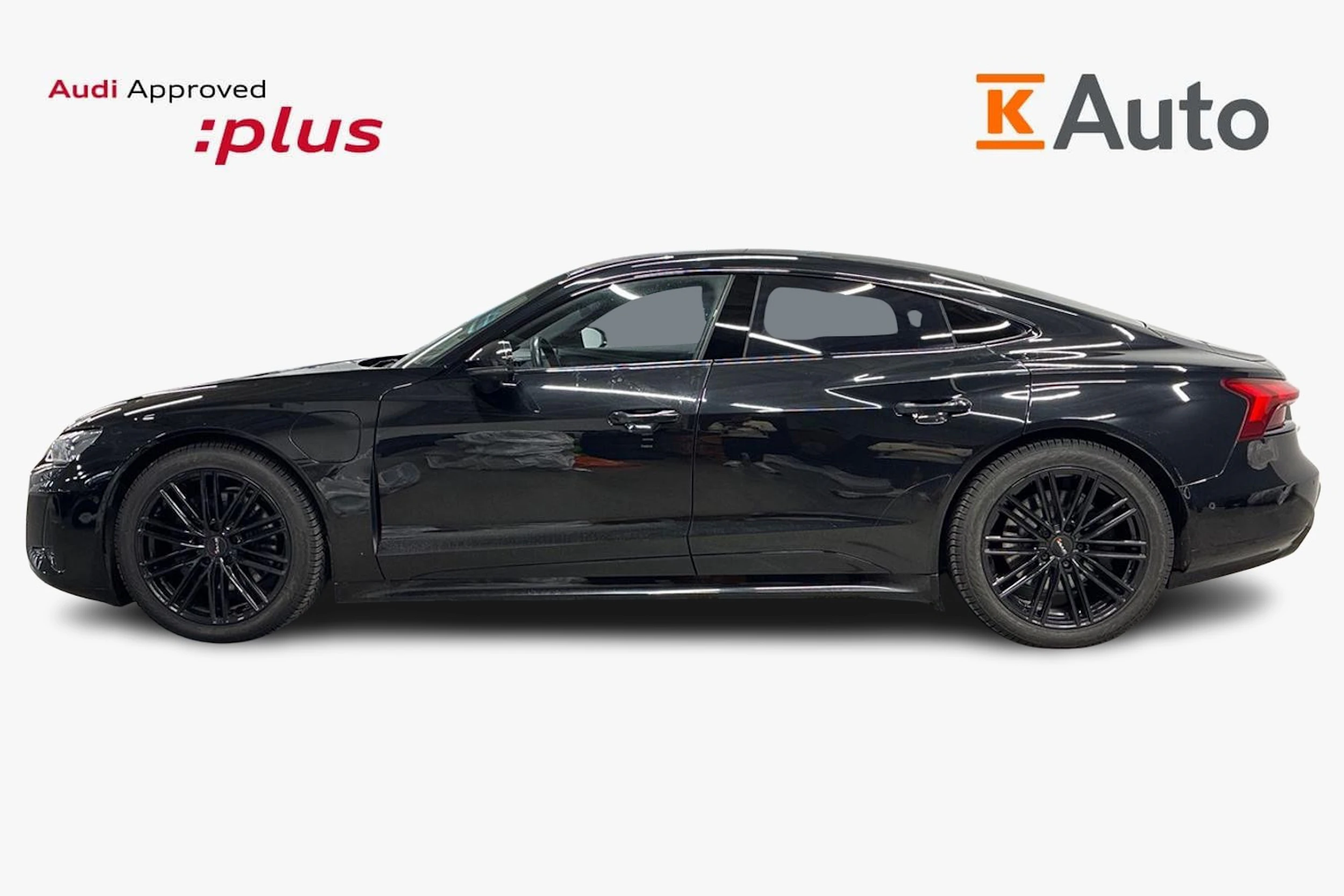 musta Audi e-tron GT 2022 kuva 5.