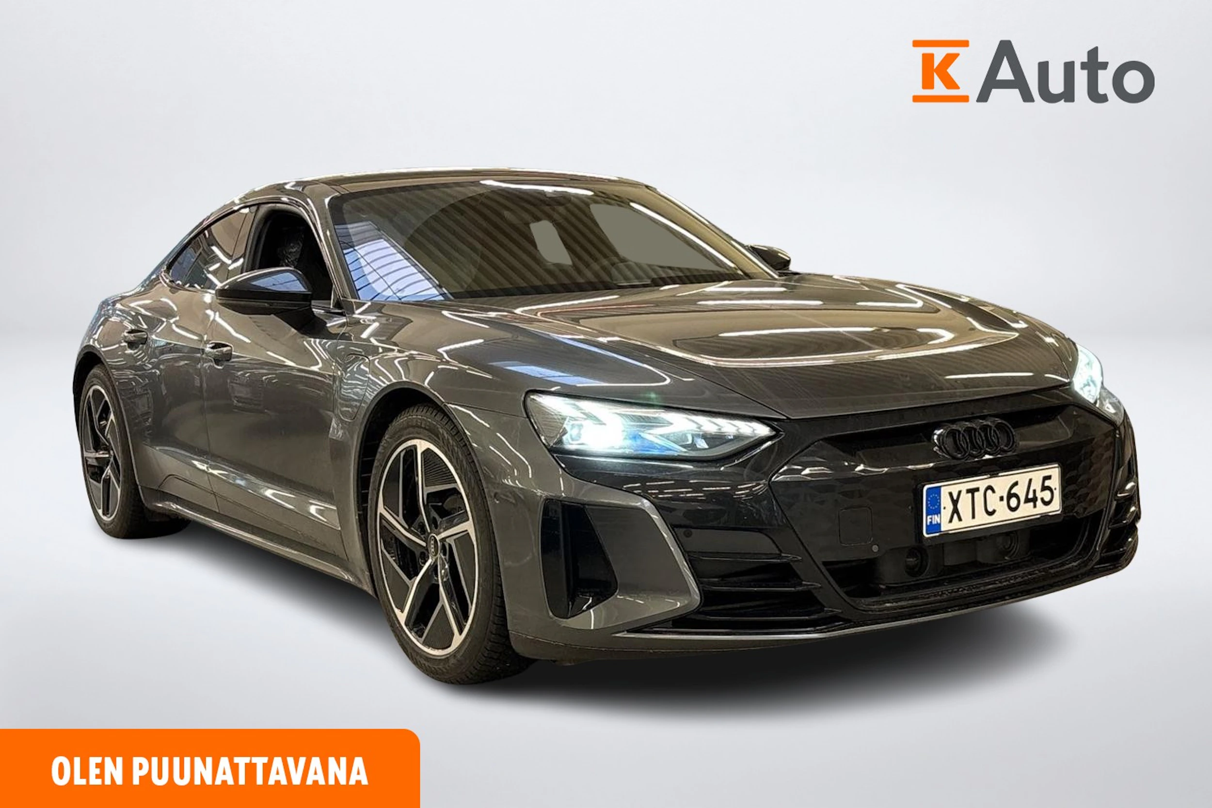 harmaa Audi e-tron GT 2022 kuva 1.