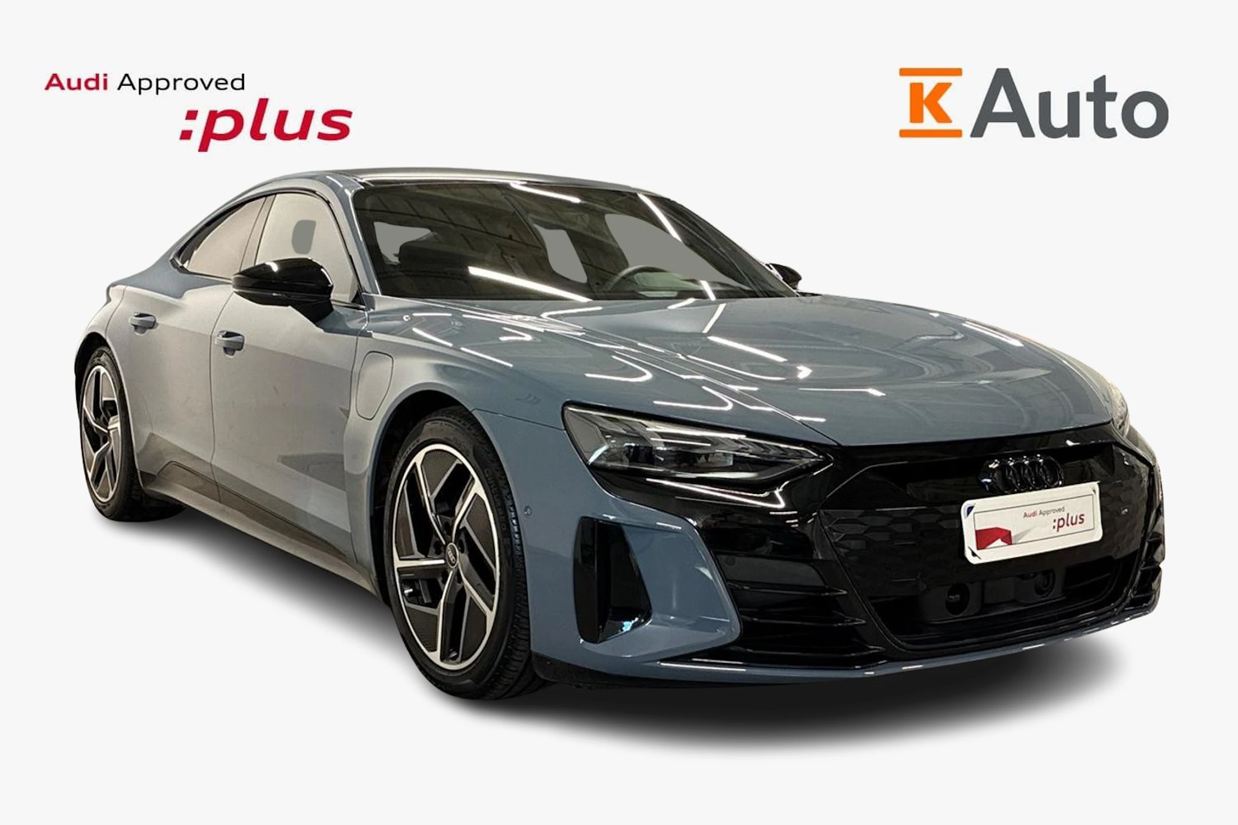 met. harmaa Audi e-tron GT 2022 kuva 1.
