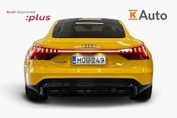 keltainen Audi e-tron GT 2023 kuva 3.