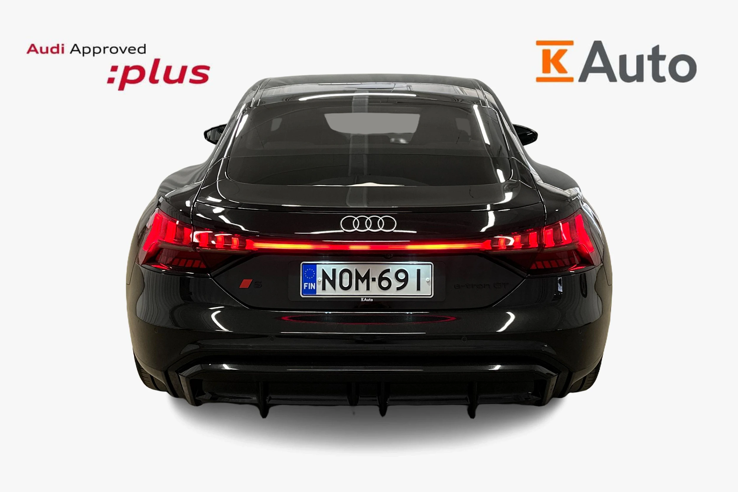 musta Audi e-tron GT 2025 kuva 3.