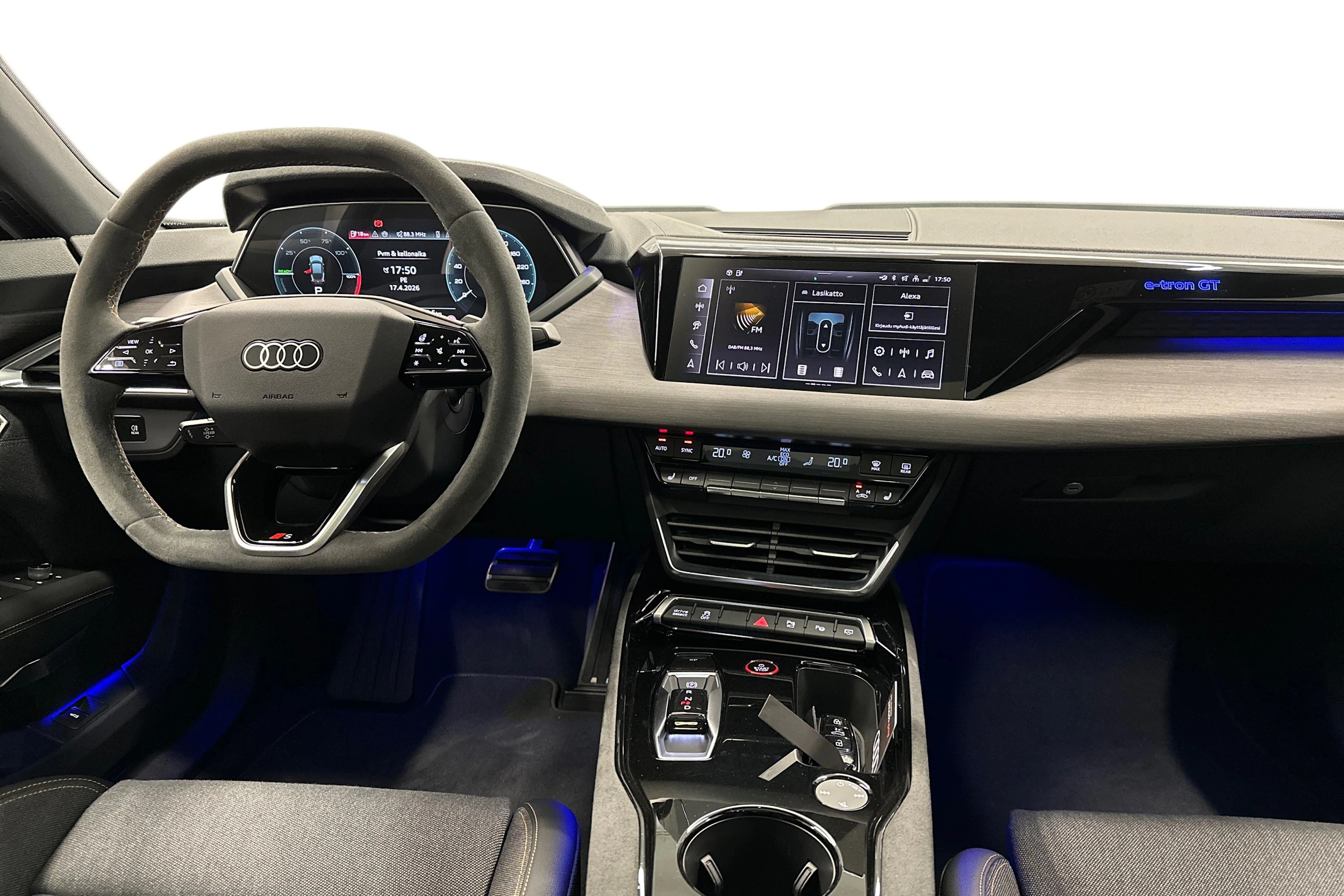 musta Audi e-tron GT 2025 kuva 7.