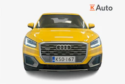 Keltainen Audi Q2 2017 kuva 5.