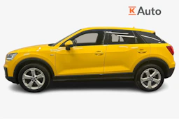 Keltainen Audi Q2 2017 kuva 7.