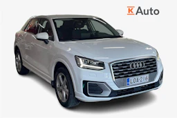 Valkoinen Audi Q2 2017 kuva 1.