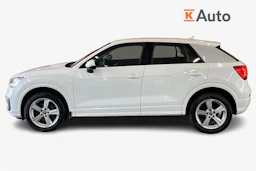 Valkoinen Audi Q2 2017 kuva 5.