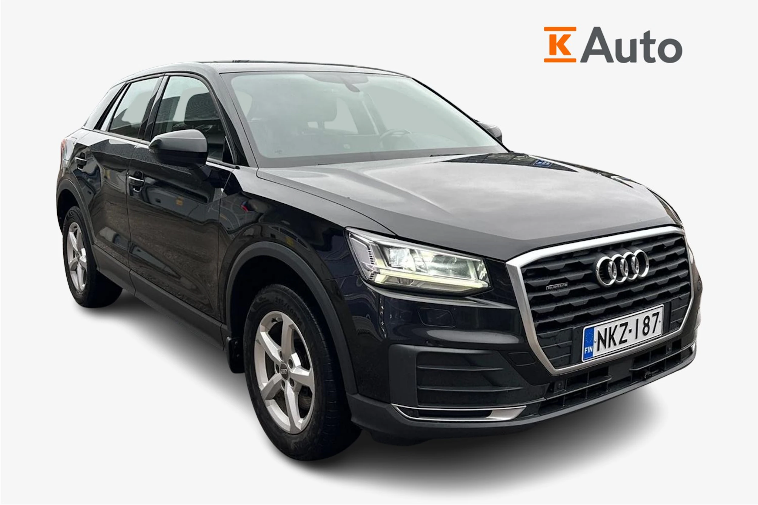 Musta Audi Q2 2017 kuva 1.