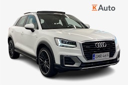 valkoinen Audi Q2 2018 kuva 1.