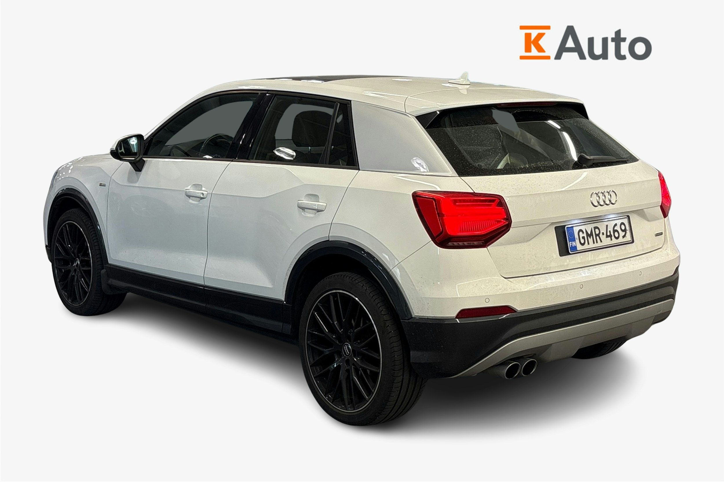 valkoinen Audi Q2 2018 kuva 3.