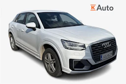 Valkoinen Audi Q2 2018 kuva 1.
