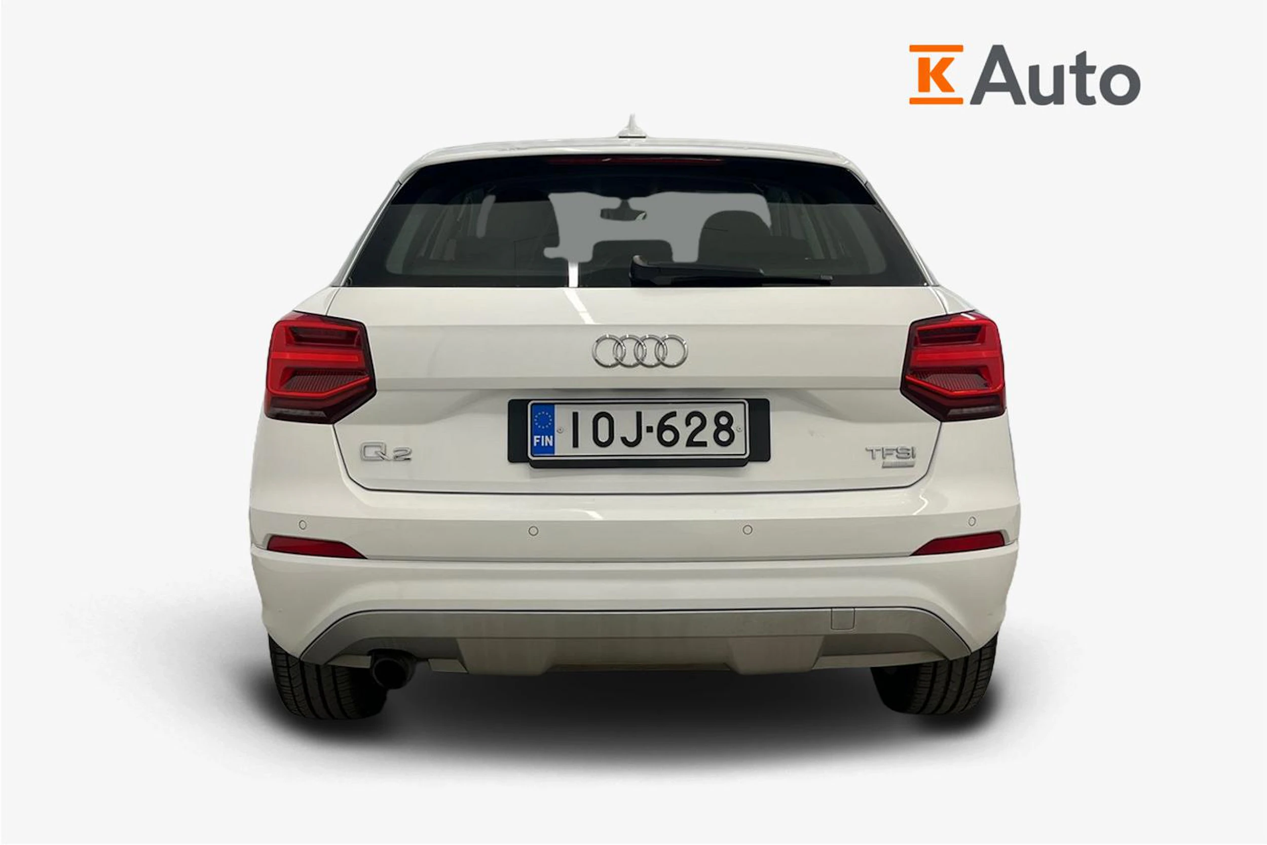 Valkoinen Audi Q2 2018 kuva 4.