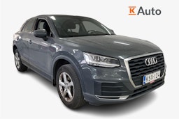 Harmaa Audi Q2 2018 kuva 1.