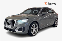 harmaa Audi Q2 2018 kuva 1.
