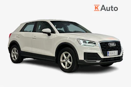valkoinen Audi Q2 2018 kuva 1.