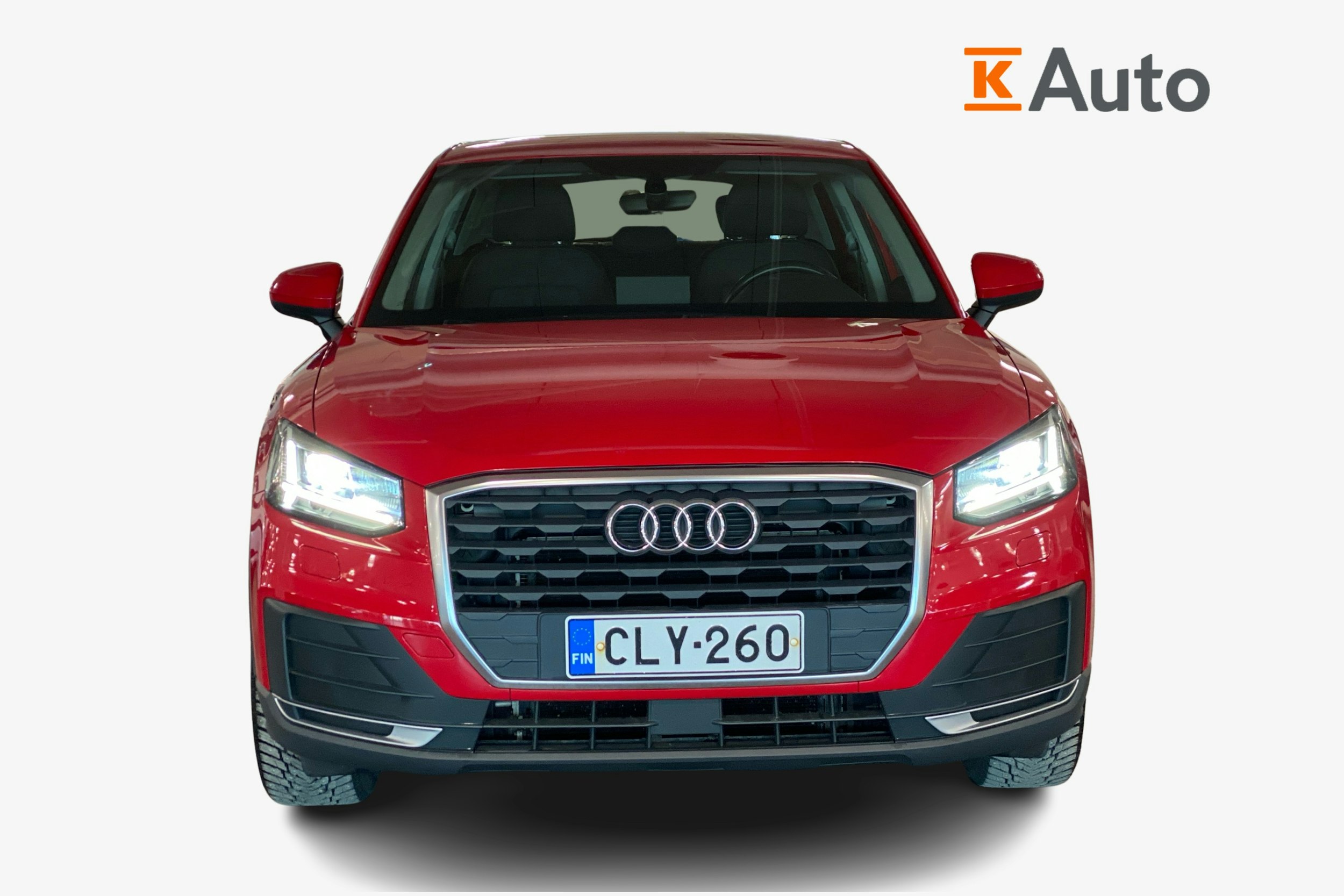 Punainen Audi Q2 2019 kuva 4.