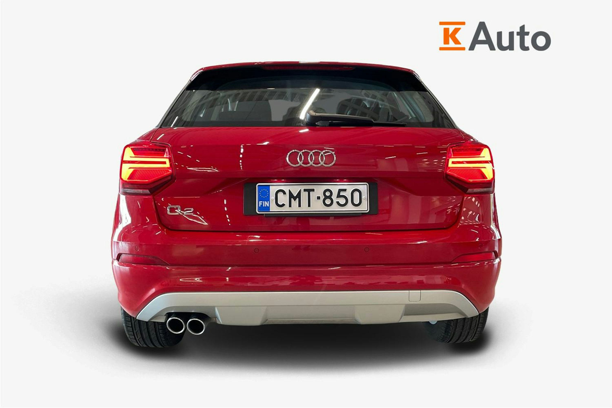 punainen Audi Q2 2019 kuva 3.