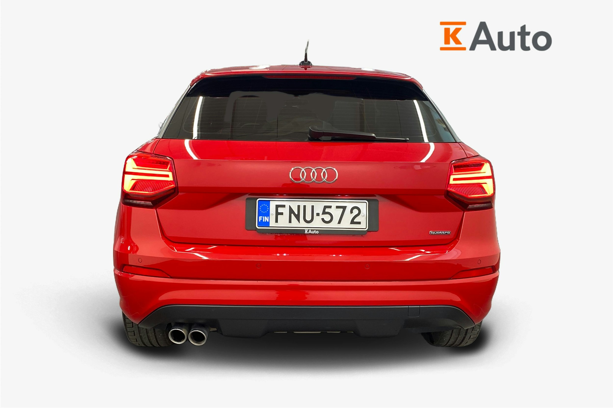 Punainen Audi Q2 2019 kuva 3.