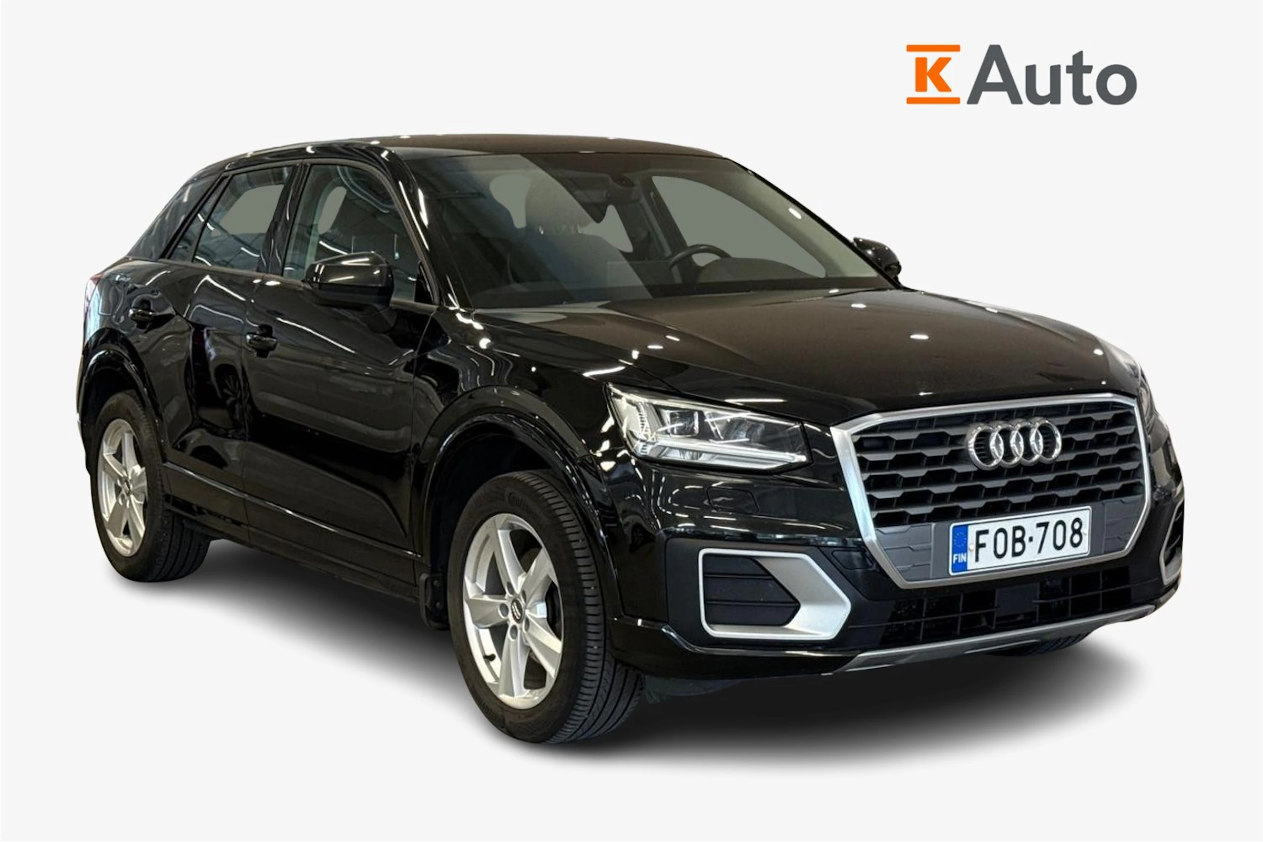 musta Audi Q2 2020 kuva 1.