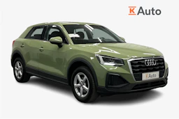 vihreä Audi Q2 2021 kuva 1.