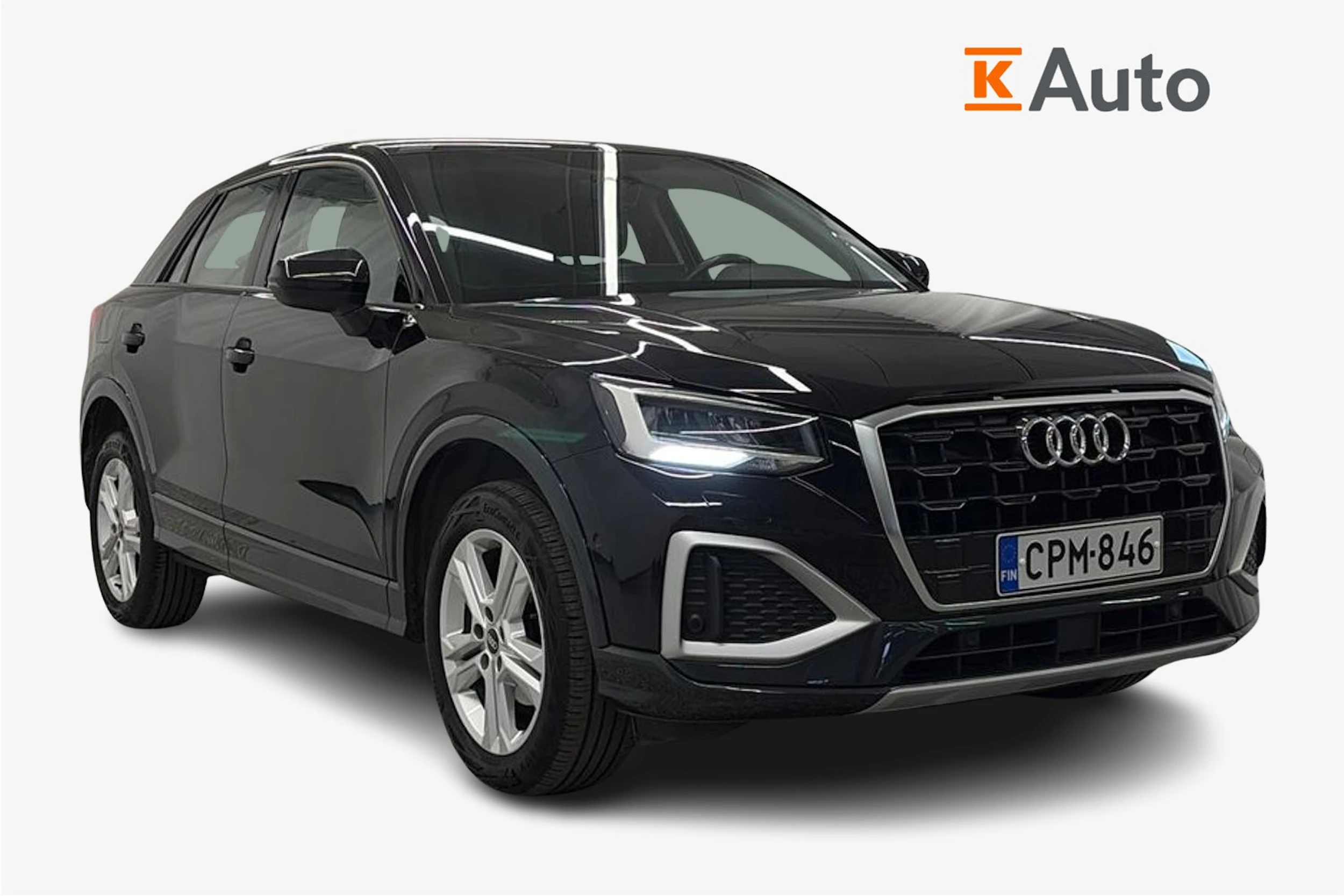 musta Audi Q2 2021 kuva 1.