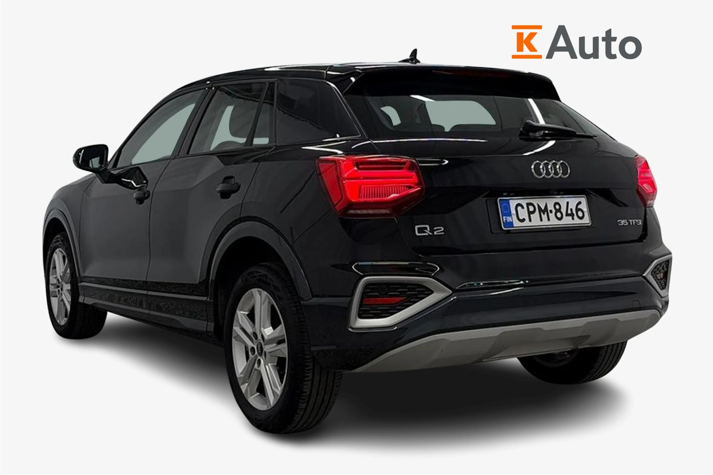 musta Audi Q2 2021 kuva 3.