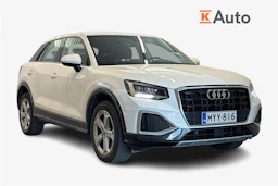 valkoinen Audi Q2 2021 kuva 1.