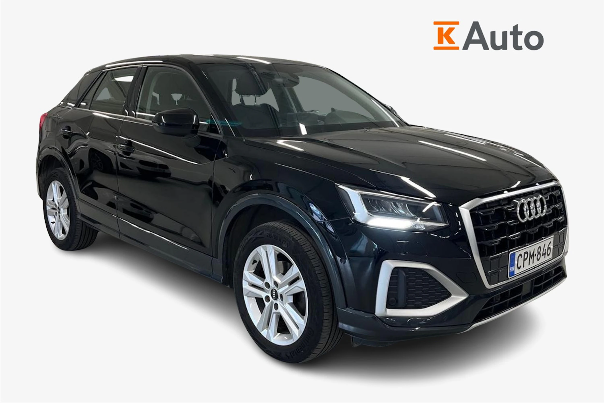 musta Audi Q2 2022 kuva 1.
