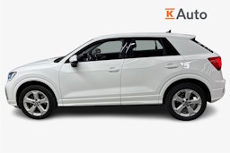 Valkoinen Audi Q2 2022 kuva 6.
