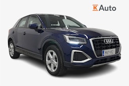 Sininen Audi Q2 2023 kuva 1.