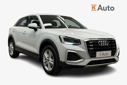 valkoinen Audi Q2 2024 kuva 1.